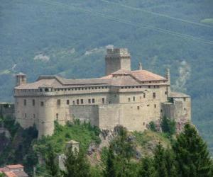 yapboz Castle of Bardi, İtalya